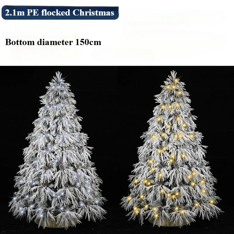 Árvore de Natal Artificial Mini Árvore Natal Branca com Luzes Quentes Decorações Natal