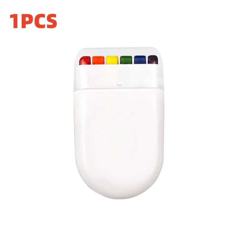 Caneta rosto bandeira torcida, caneta maquiagem para pintar uma bandeira no rosto, 6 cor