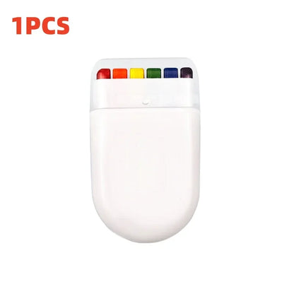 Caneta rosto bandeira torcida, caneta maquiagem para pintar uma bandeira no rosto, 6 cor