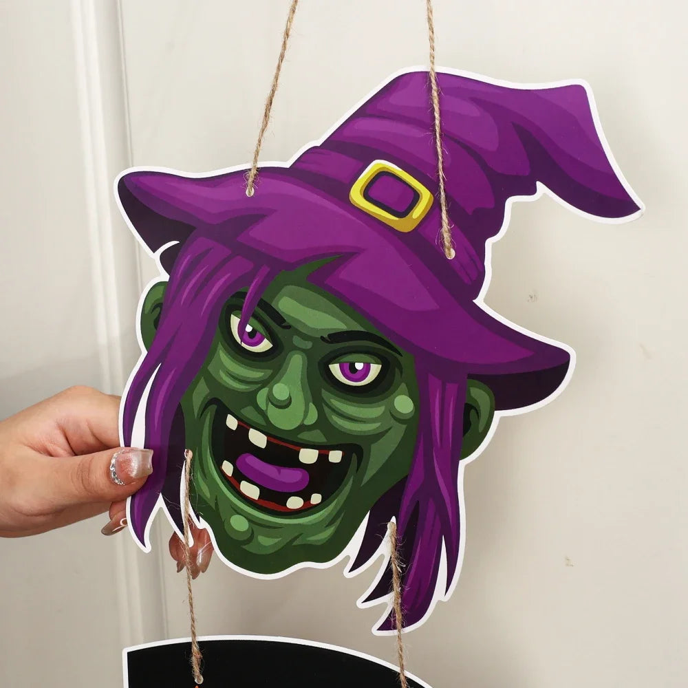 Decoração de Halloween - Conjunto de 1 peças de decoração Halloween castelo fantasma