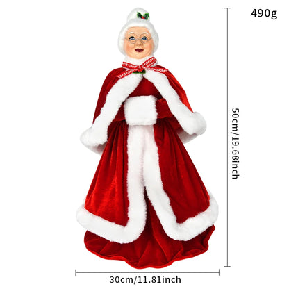 Bonecos de Natal Papai e Mamãe Noel Casal Papai Noel e Mamãe Noel Confeiteiro Gourmet