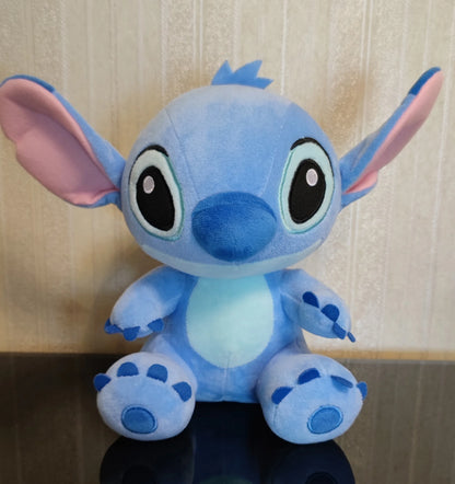 Hot Disney Cartoon Azul Rosa Stitch Plush Dolls Anime Toys Lilo e Stitch Stich