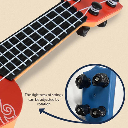 Decorações de instrumentos musicais Mini Guitarra 4 Cordas