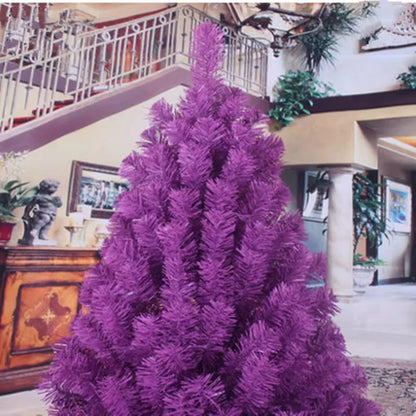 Árvore de Natal roxo premium de 5 metros, árvore de Natal artificial de PVC, (roxo, 5 Metros)
