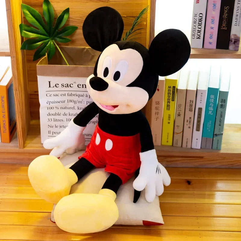 Mickey e Minnie Pelúcia Infantil Disney Mickey Mouse com Mecanismo de Luz