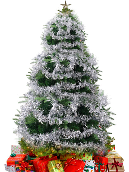 Kit 1 até 20 Festão Metalizado 20 peças Fitas 1cm X 30 Metros Decoração Natalina Enfeite