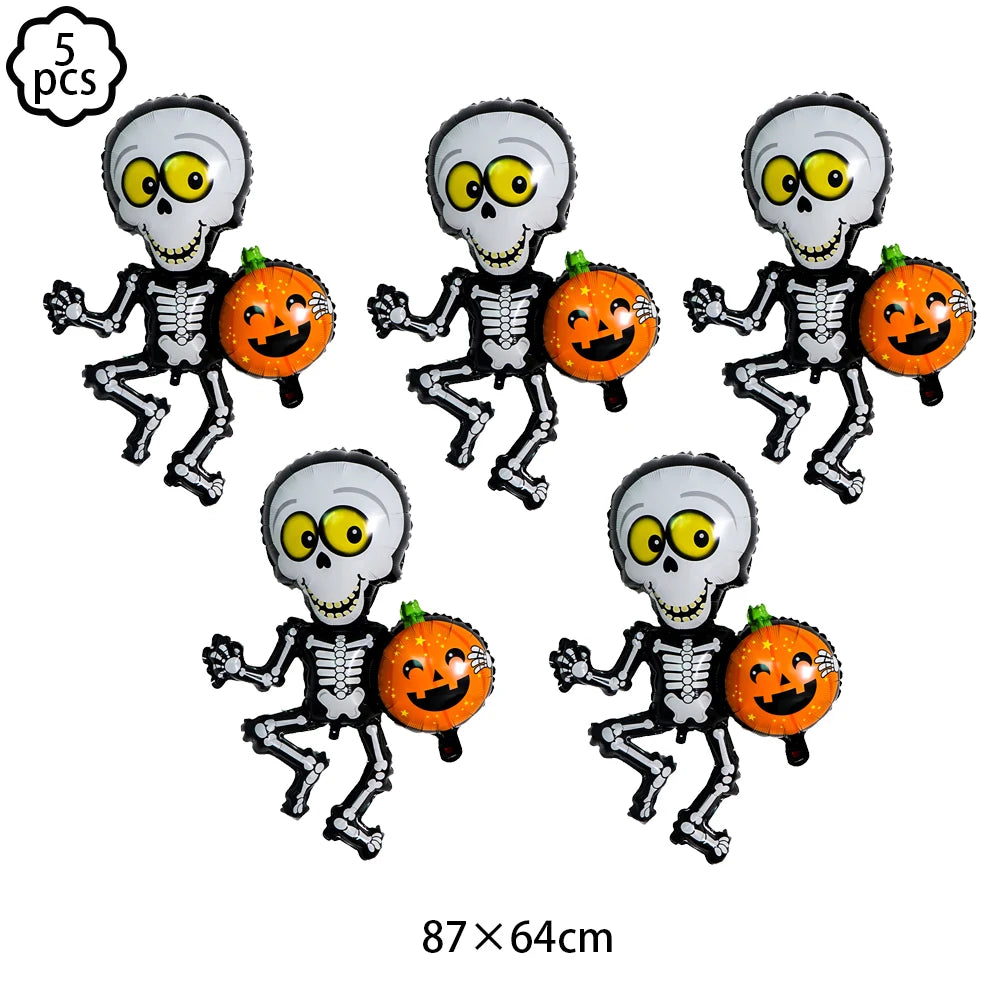 9 Balões de Halloween para Decoração de Festas, Suprimentos para Decoração Halloween