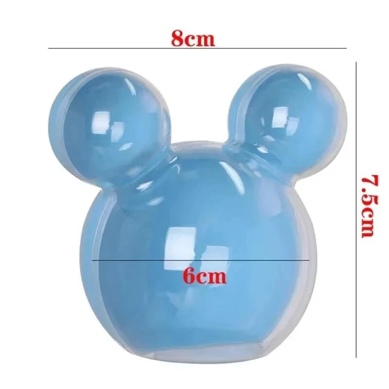 Caixa de Doces 24 peças de plástico Mickey Head Mouse caixa doces caixa  (24 peças rosa)