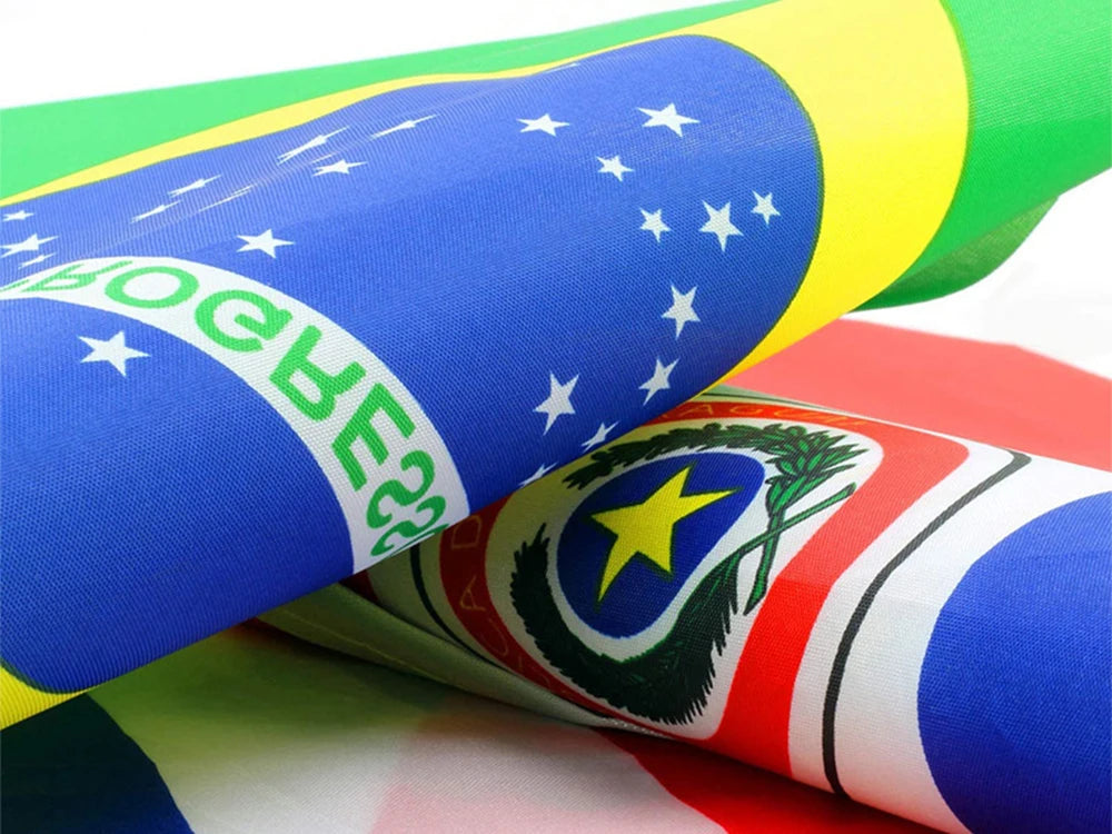 Kit Cordão Varal Bandeirolas Bandeiras 200 Países 14x21cm cordão varal bandeirolas Países