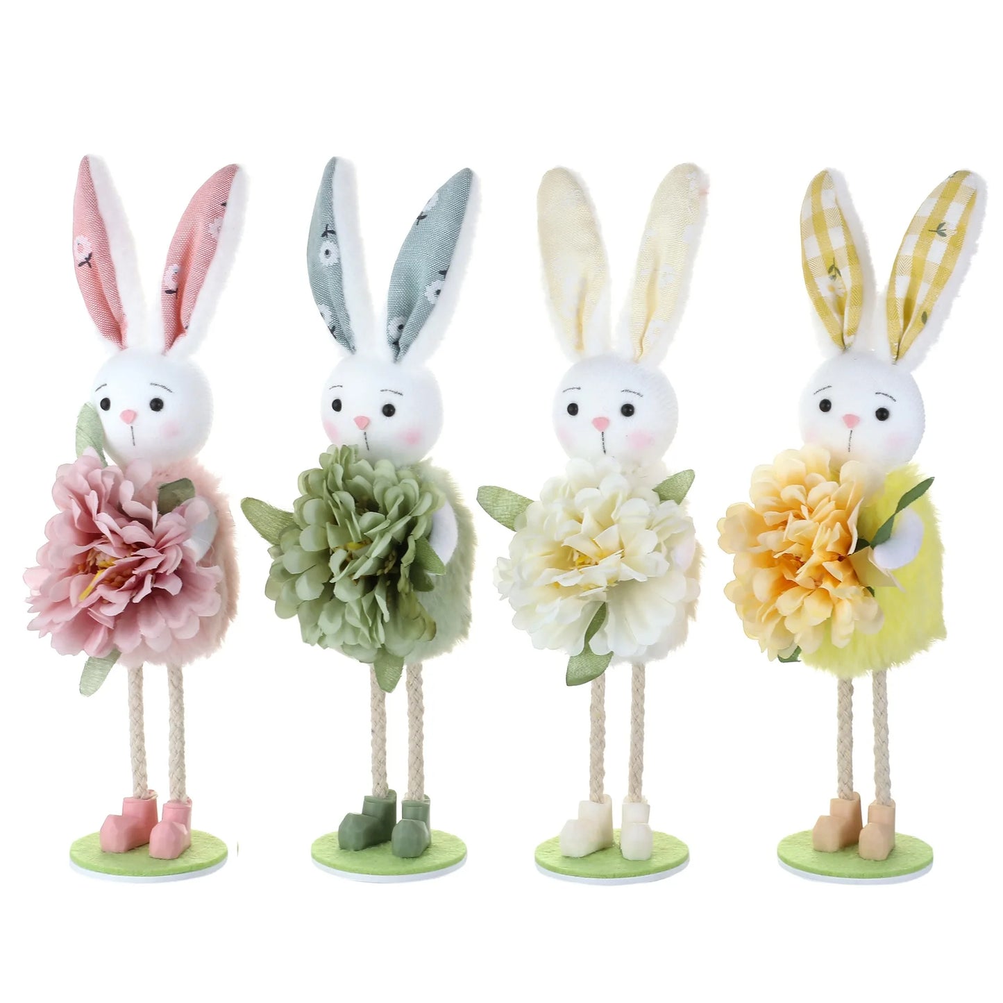 Coelho Páscoa Flores Decoração de Páscoa com da Páscoa para Pendurar, Enfeite Flores