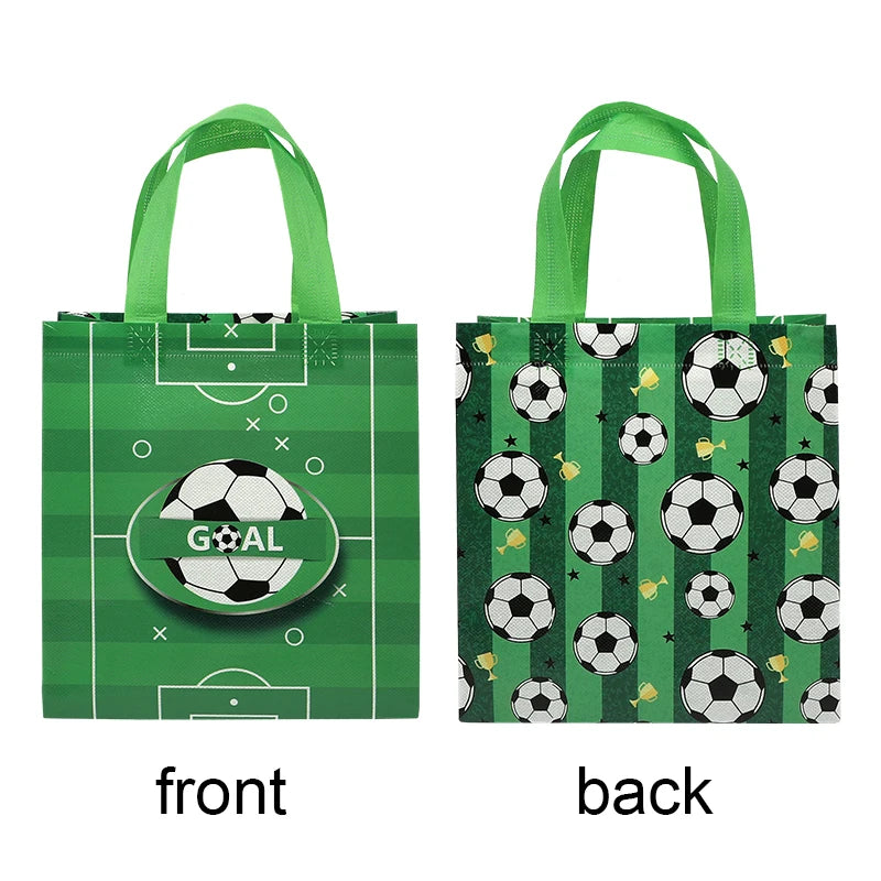 Bolsas Copa do Mundo De Tecido Não Tecido Com Tema Futebol, 5/10 Peças e Embalagem