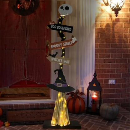 Decoração de vassoura de bruxa de Halloween, decoração de Halloween, com 1 vassouras