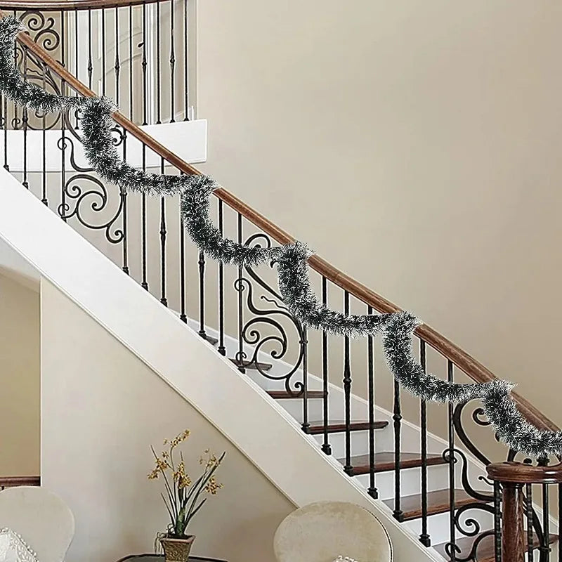 Guirlanda de Natal 2/4/10/30 metros Verde Profundo/Comprido de enfeite de árvore Natal