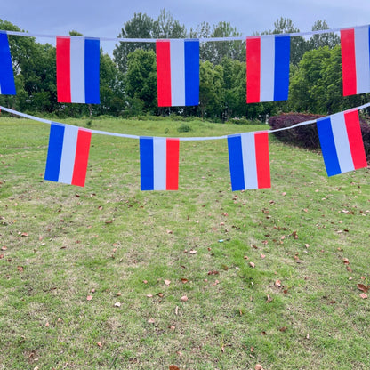 Bandeira holandesa de 6 metros 20 bandeiras 9" x 6" - bandeiras holandesas 14 x 21 cm