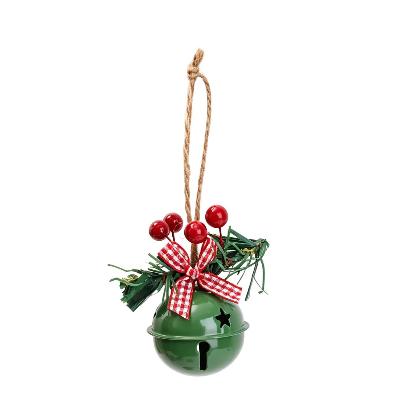 Sinos de Natal Tradicionais Ornamentos de Árvore Natal Sinos Trenó de Metal Decorações