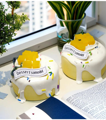 Bolo Fake Modelo De Bolo De Simulação Brinquedos De Adereços De Bolo Modelo de Bolo