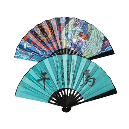 Leque de mão chinês leque dobrável chinês decoração da cultura chinesa decoração retrô