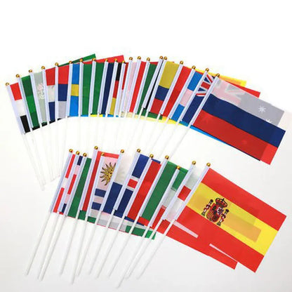 Conjunto de bandeiras de palito mundial internacional de 226 países, pequenas bandeiras