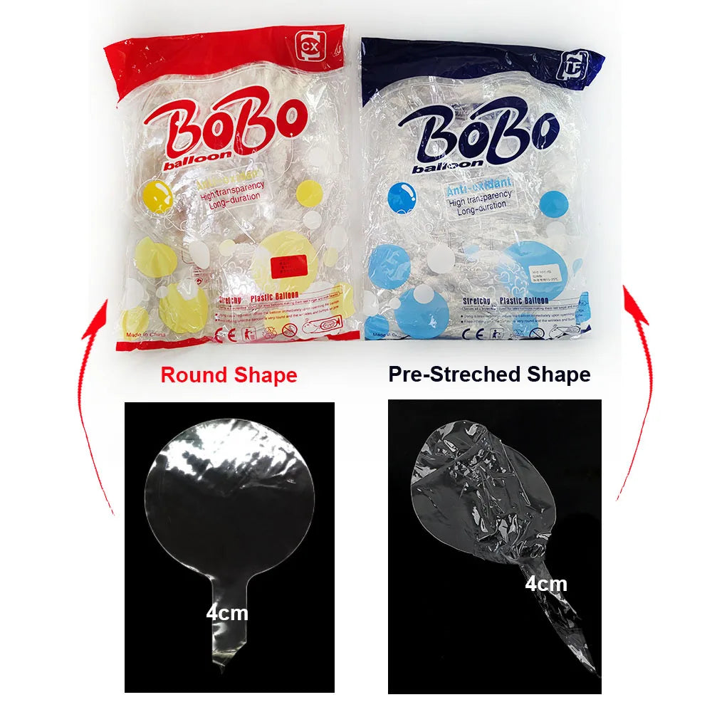 Balão Bolha Transparente 18 Pol Pacote Com 50 Und (bubble)