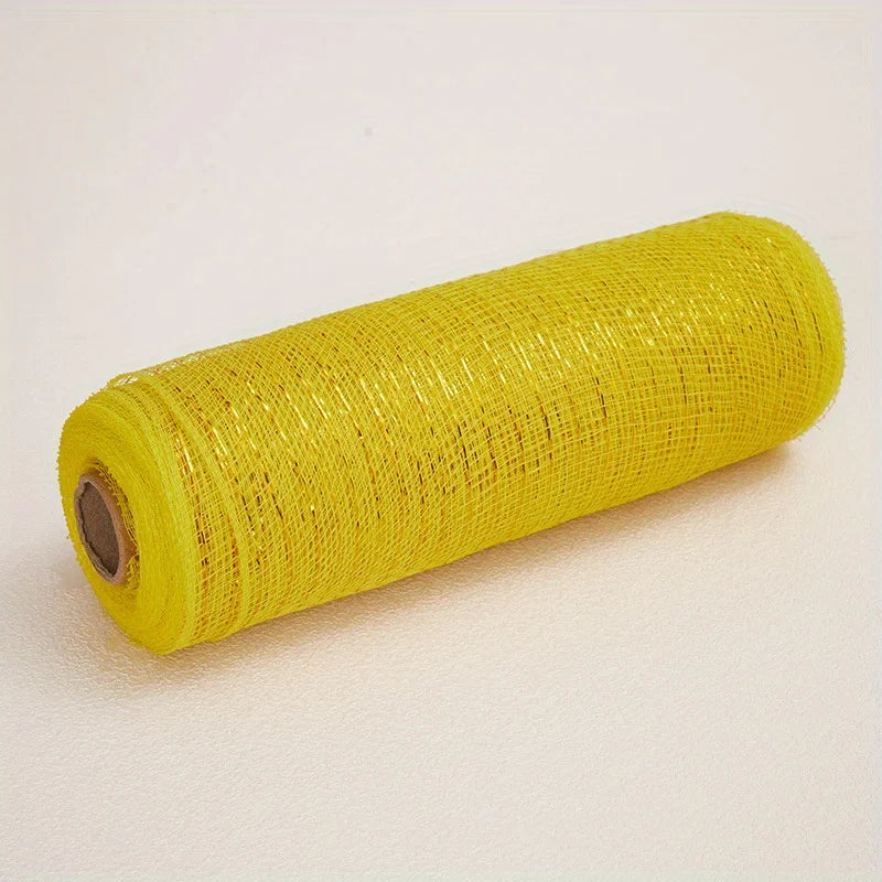 Decoração  malha 25,4 cm x 9 metros cada rolo, conjunto Robbin de malha metálica