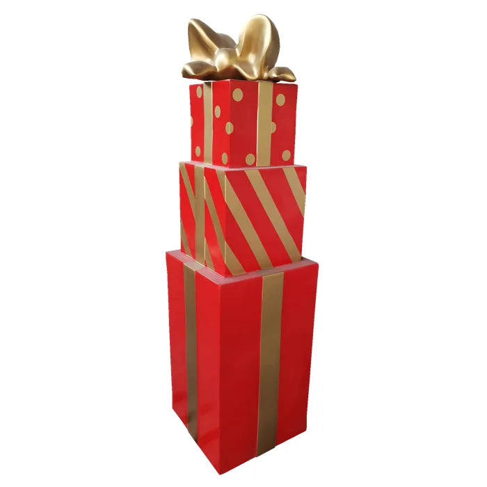 Torre de Presentes Natal para Shopping Center e Caixas Presente Natal Gigantes Decoração