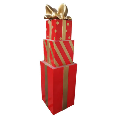 Torre de Presentes Natal para Shopping Center e Caixas Presente Natal Gigantes Decoração