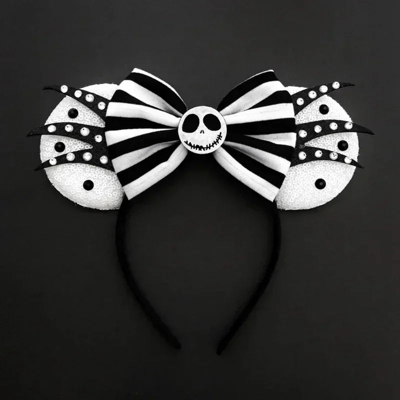 Tiaras Acessórios Disney Conjunto de 1 tiaras com orelhas rato para o Halloween, lantejoulas