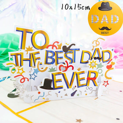 Cartão Pop Up Dia das Mães, Cartão de Dia das Mães da Filha, Pop Up Feliz Dia das Mães!