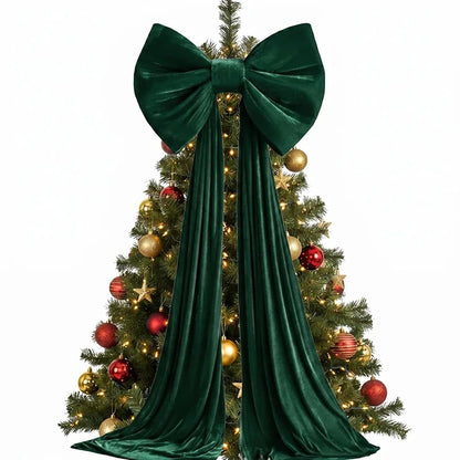 Laço Vermelho Gigante para Shopping, Laço Decorativo Gigante de Veludo Preto, Vermelho, Rosa, Branco