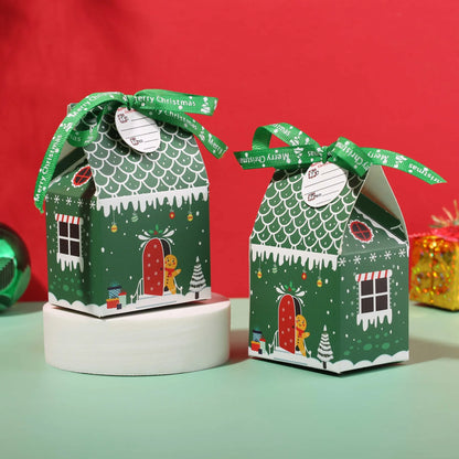 Caixa de presente, pacote com 11x7x5cm caixas de doces reutilizáveis de design diferente
