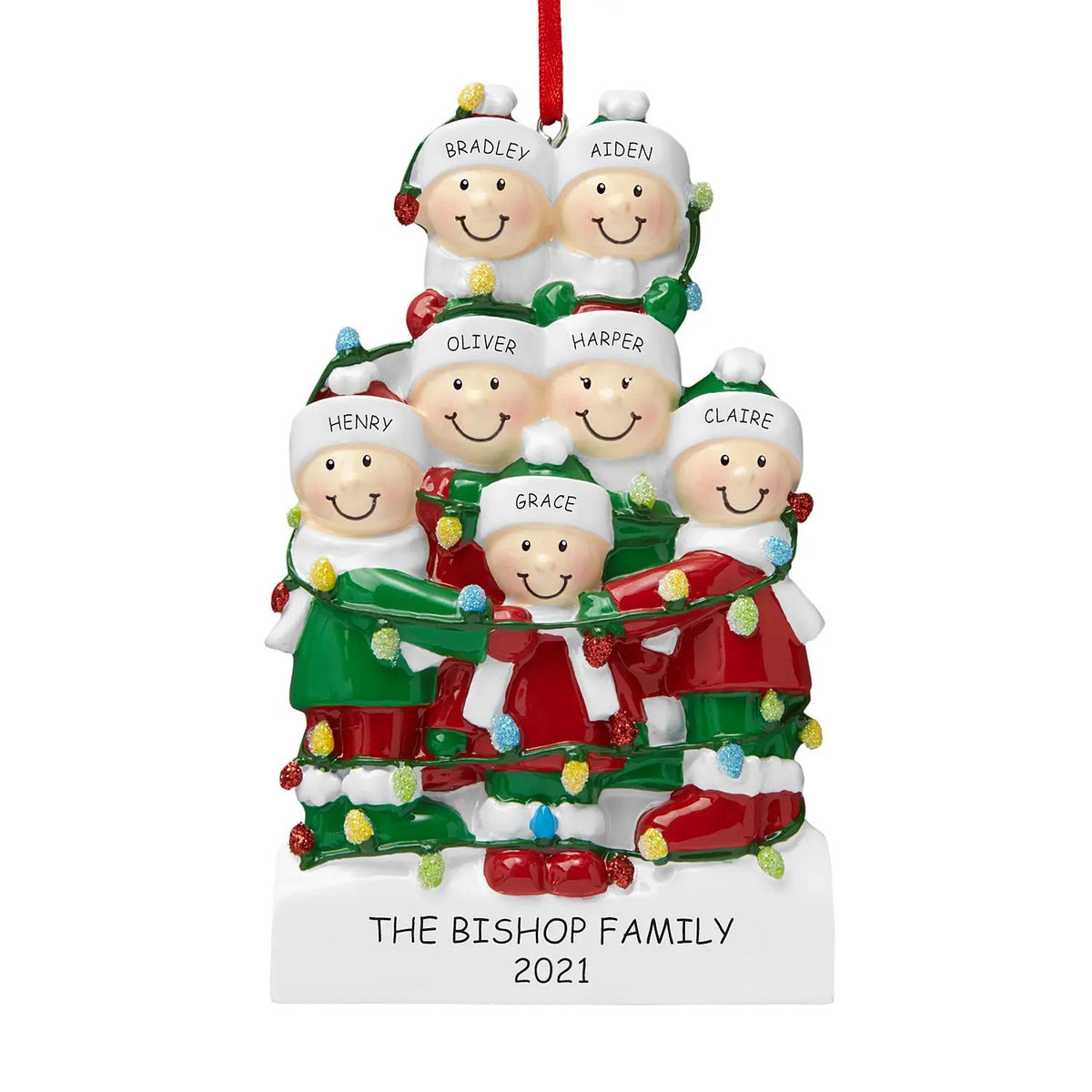Porta-Retrato Árvore de Natal Enfeite de Natal Personalizado em Formato de Porta-Retrato 7.8cm*7.7cm