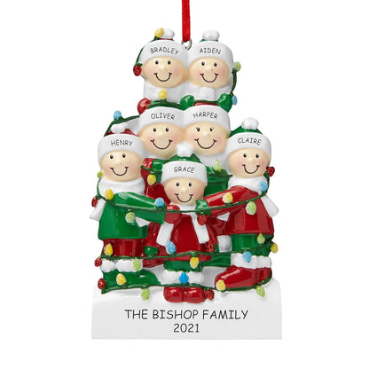 Porta-Retrato Árvore de Natal Enfeite de Natal Personalizado em Formato de Porta-Retrato 7.8cm*7.7cm