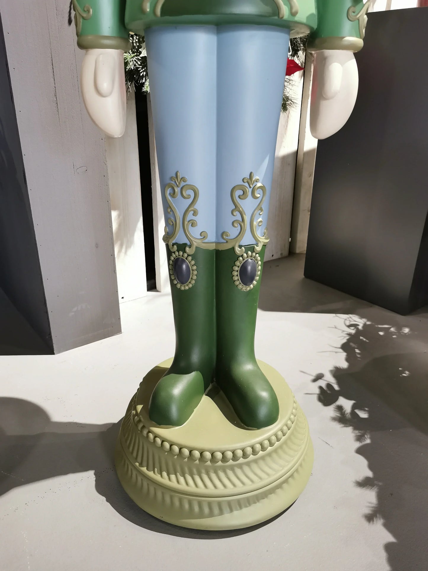 Soldado Quebra-Nozes de fibra de vidro shopping, (1.829 metros em 6 pés) cor verde natal