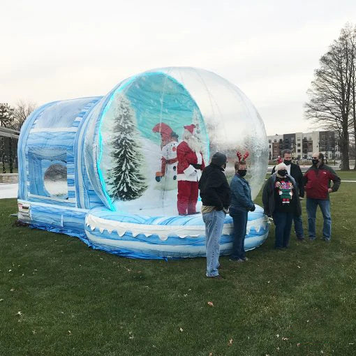 Bola de Natal Inflável de Dimensões 3m*4m*5m Bola Gigante de Natal Decorada em PVC