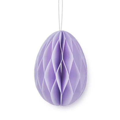 Ovo de Páscoa Decorativo 3D em Formato de Favo de Mel para Pendurar na Parede - Verde