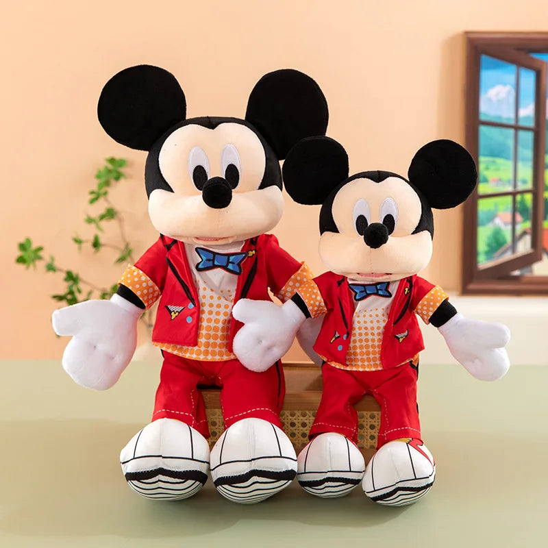Pelúcia Mickey Mouse Vermelho, 45cm/55cm Disney Store de Terno Vermelho