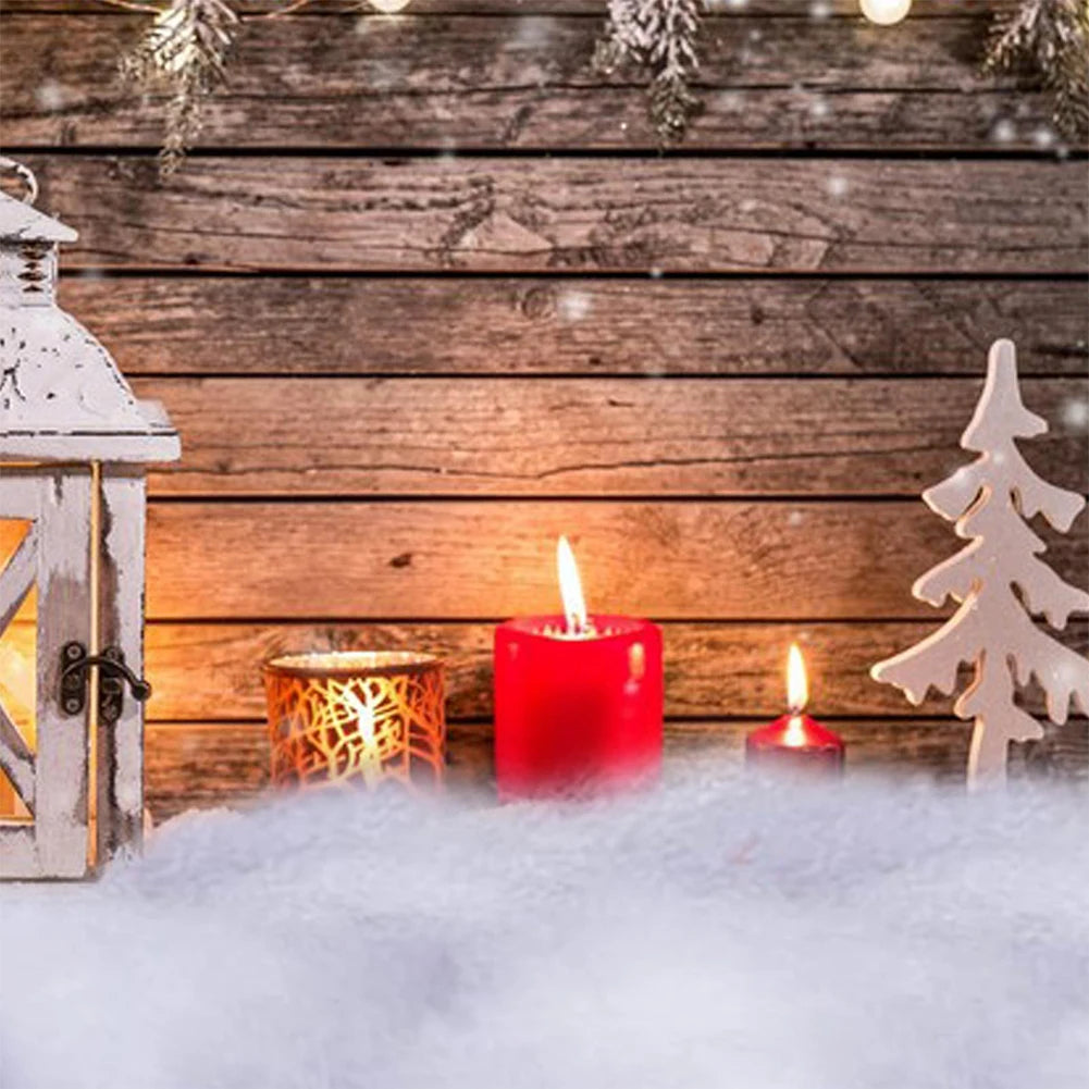 Tapete de neve artificial para decoração de Natal - 80 cm x 240 cm