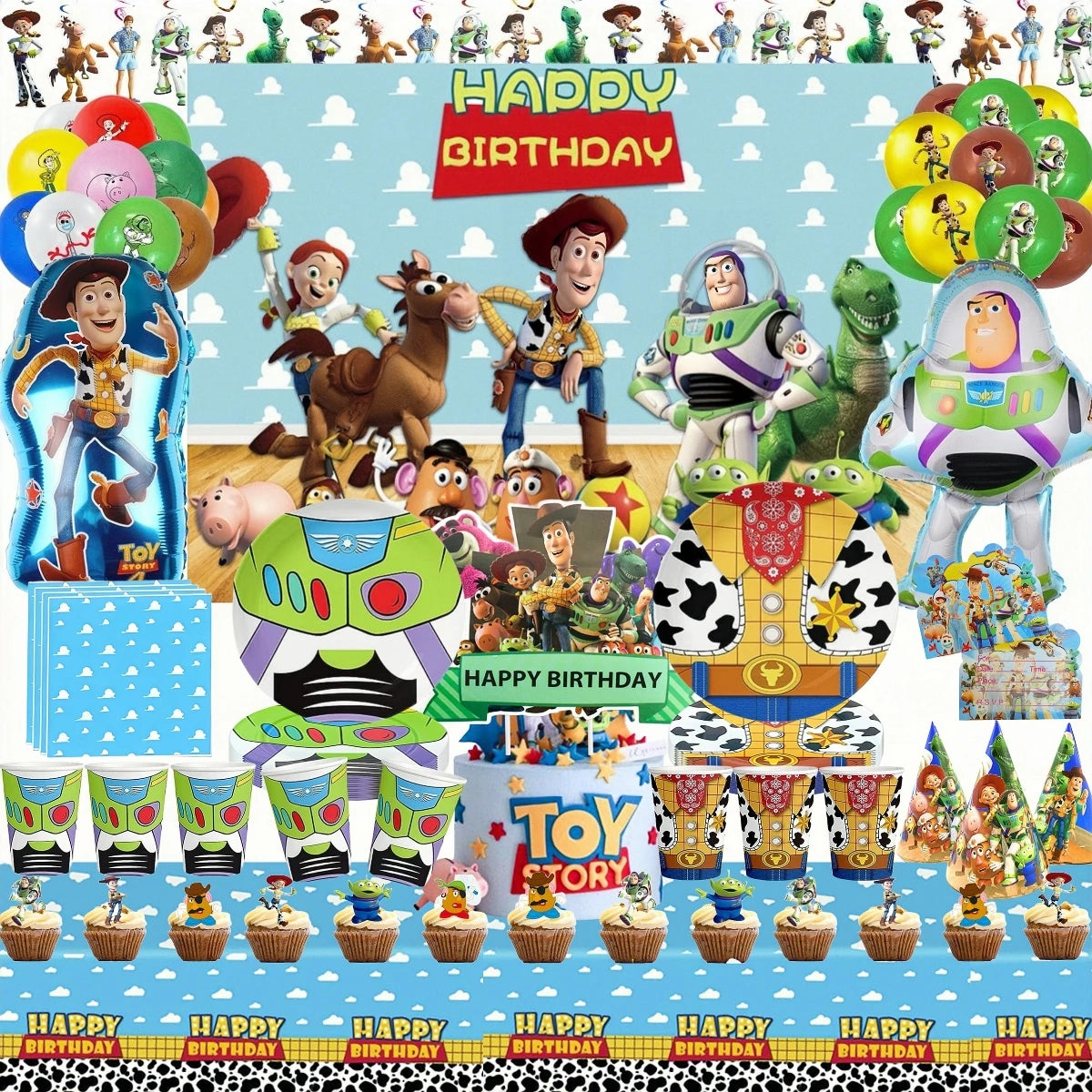 33 Modelos de decoração para festa de aniversário com tema Toy Story de história