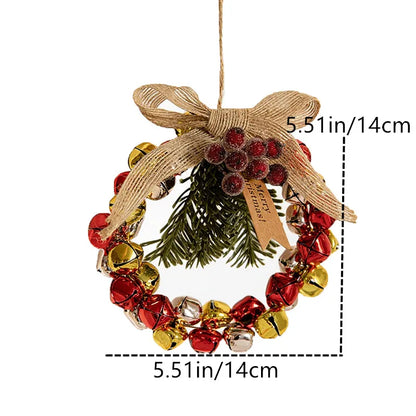 Guirlanda de Natal, guirlanda de Natal festão com laços, guirlanda de porta para paredes