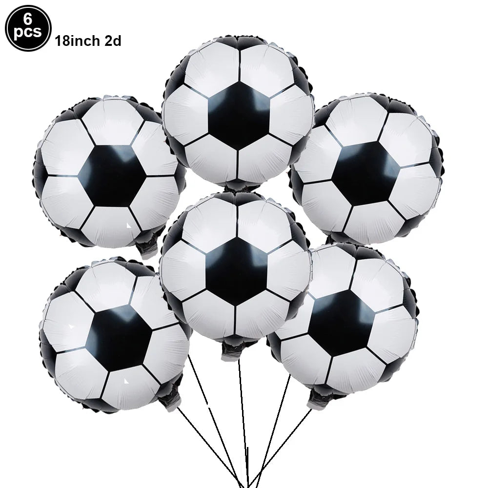 Balão de Copa do Mundo e Troféu Futebol Gigante Em Folha Para Decoração De Festa