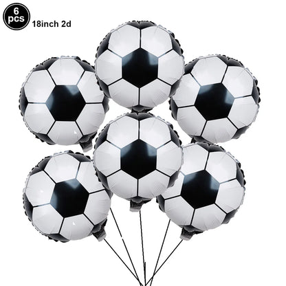 Balão de Copa do Mundo e Troféu Futebol Gigante Em Folha Para Decoração De Festa