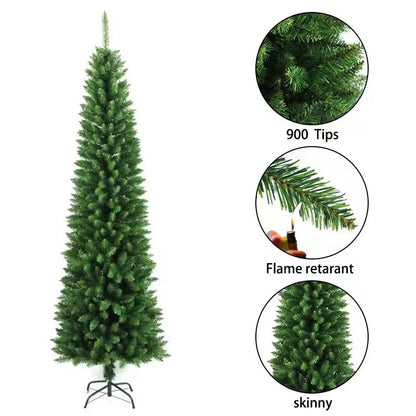 Árvore de Natal artificial, pinheiro clássico, pinheiro, 1,5 m Pinheiro Magro 364 Galho 58cm