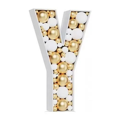 Letras Gigante Moldura para Balão com Números, Mosaico de Balões de 73 cm, Moldura