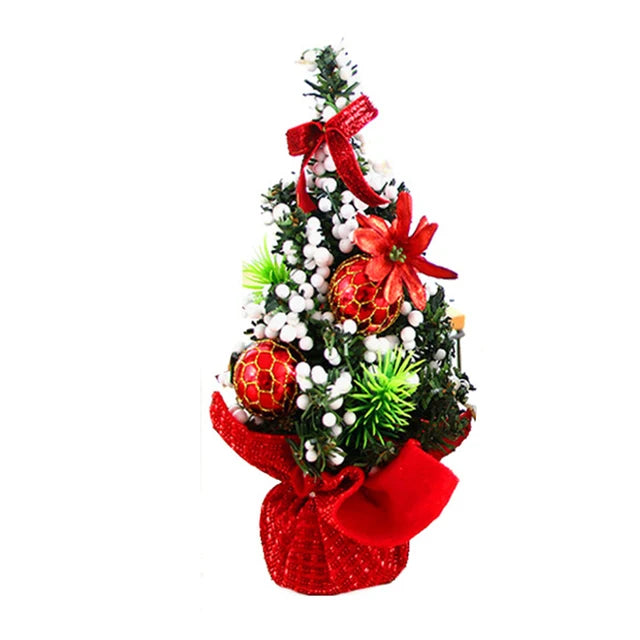 Mini Árvores de Natal 3 Peças Árvore de Natal de Mesa 20cm Decoração de Árvore de Natal