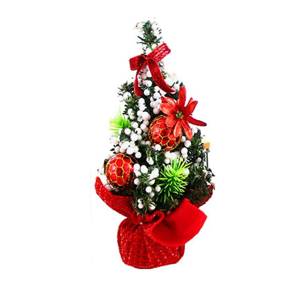 Mini Árvores de Natal 3 Peças Árvore de Natal de Mesa 20cm Decoração de Árvore de Natal