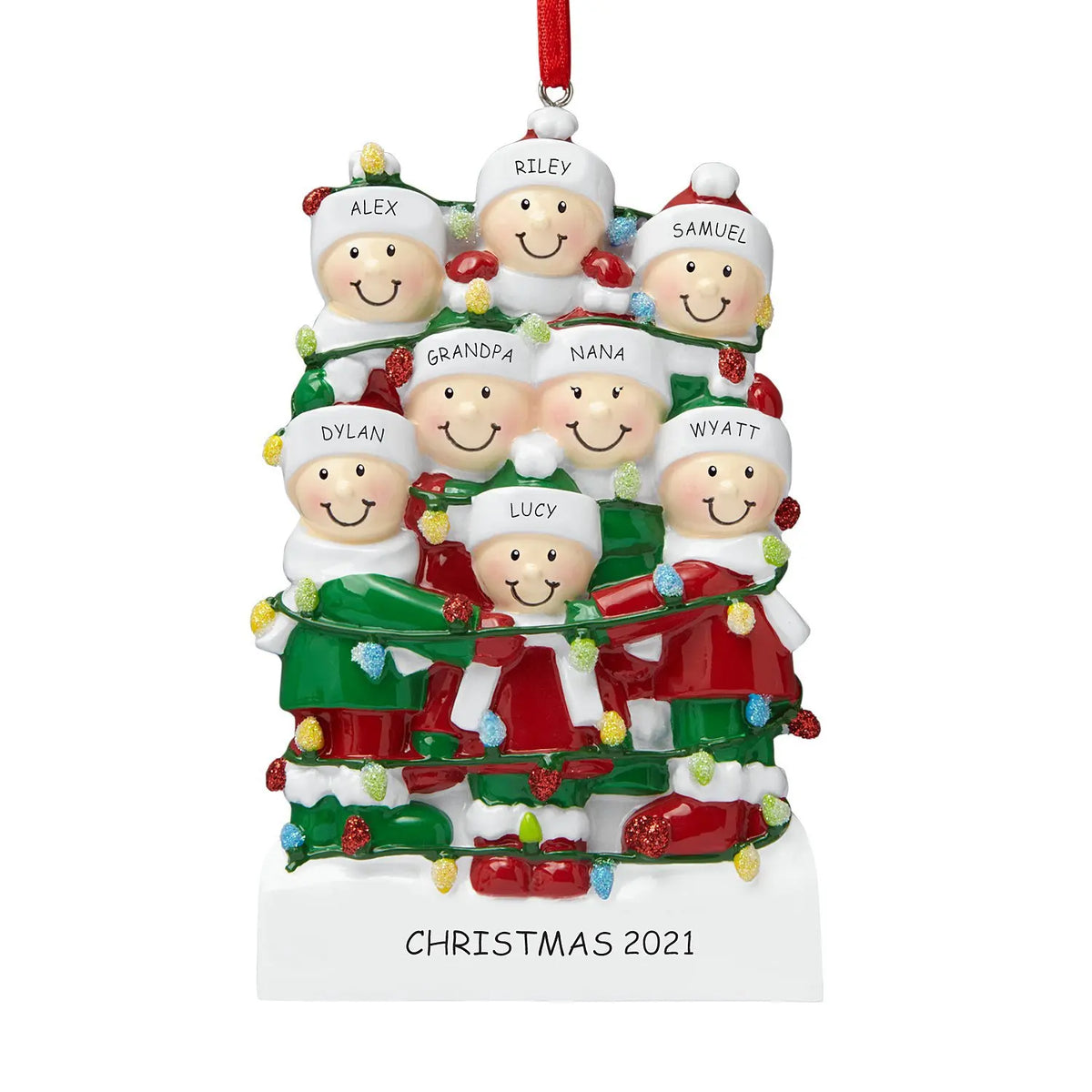 Porta-Retrato Árvore de Natal Enfeite de Natal Personalizado em Formato de Porta-Retrato 7.8cm*7.7cm