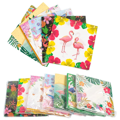 Pacote de decoração de festa havaiana Luau (159 modelos), kit de artigos de festa