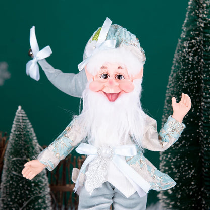 Enfeite Elfo Verde e Vermelho 45cm e 55cm Merita, Personagens Natalinos para Decoração