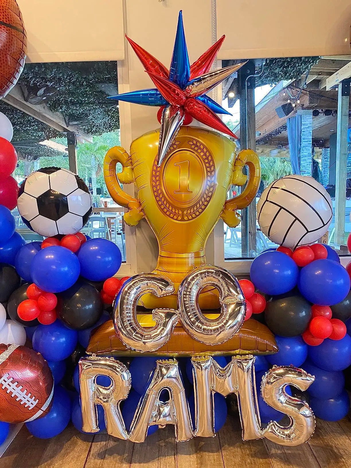 Balão de Futebol Copa do Mundo Camisa, Preto, Pacote com 6, Balão em Formato de Camisa