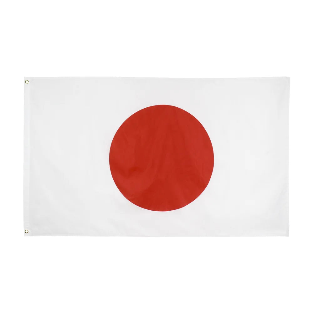 Copa do Mundo Bandeira poliéster bandeira japonesa 6,5 x 9,5 m, ilhós, ilhós, (2 x 3 pés)
